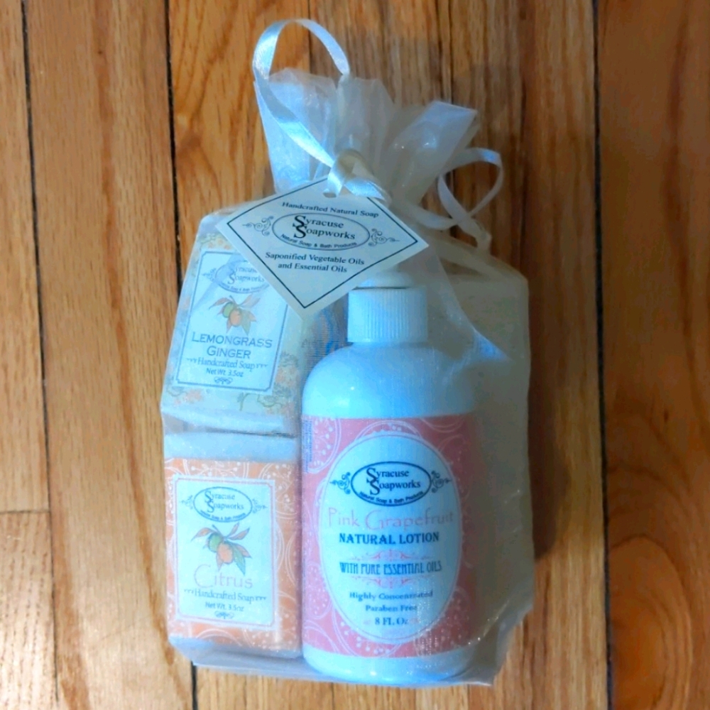 Beautiful Syracuse Soapworks gift pack